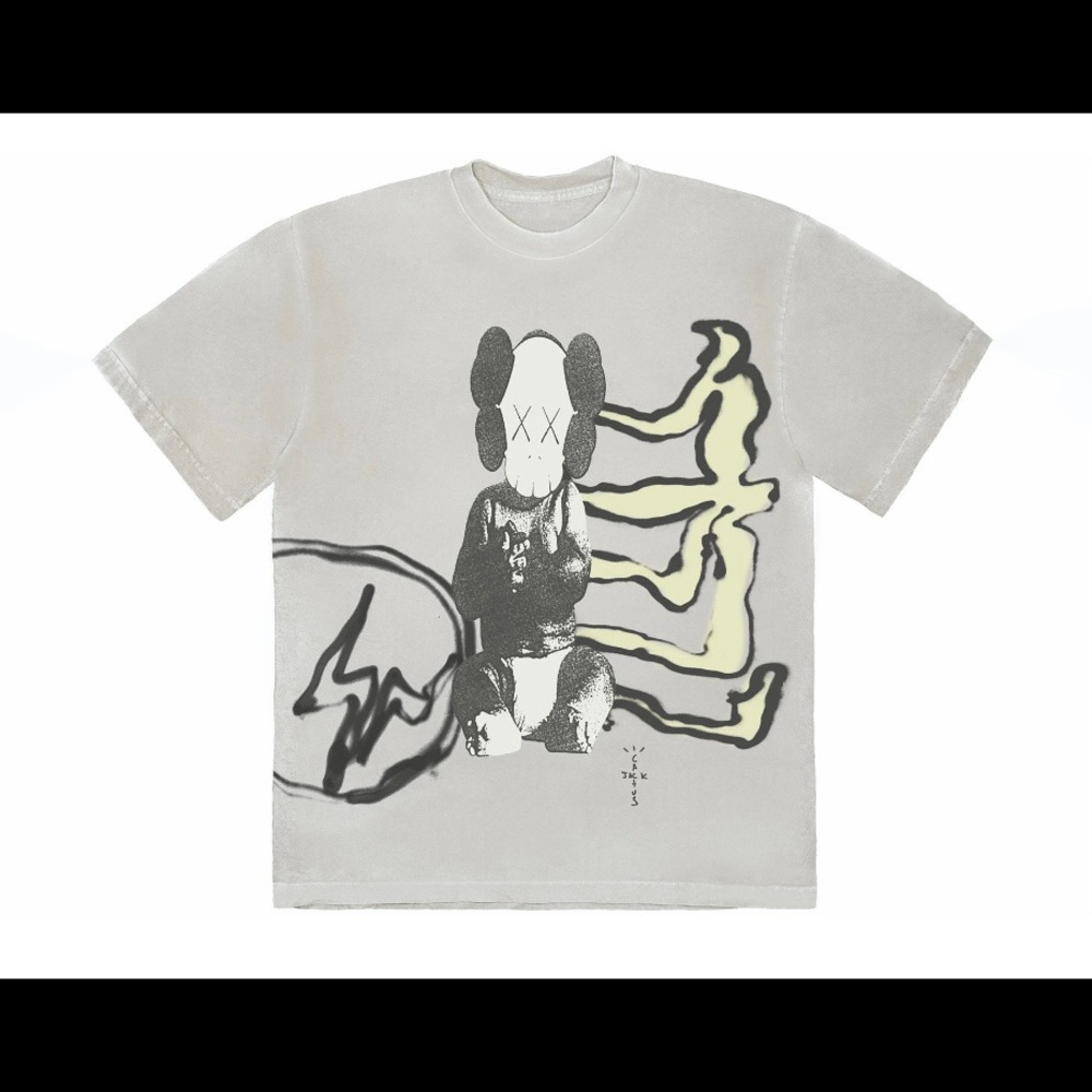 Travis Scott Fragment Kaws T Shirt